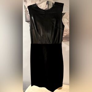 Kenneth Cole Faux Leather Top Dress size 2
